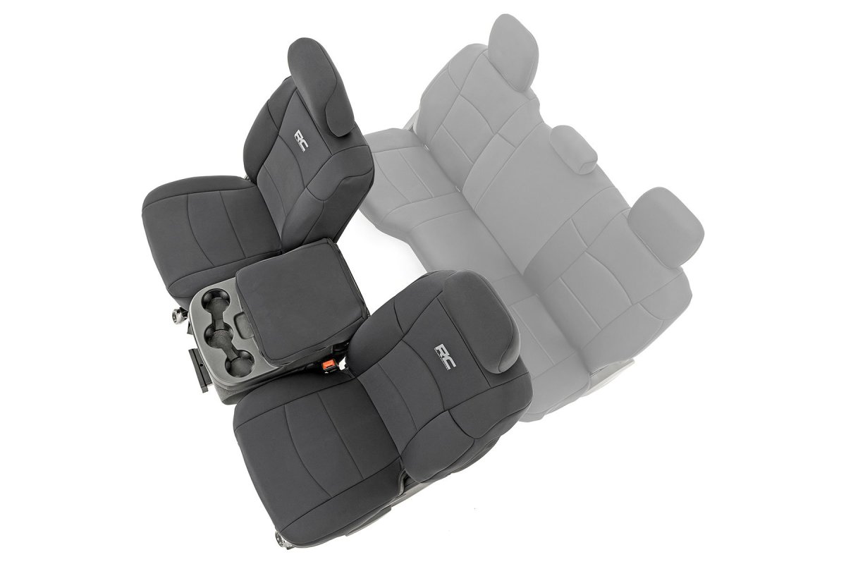 Ram 2500 Seat Covers - Front - Rough Country - Neoprene - '19-'23